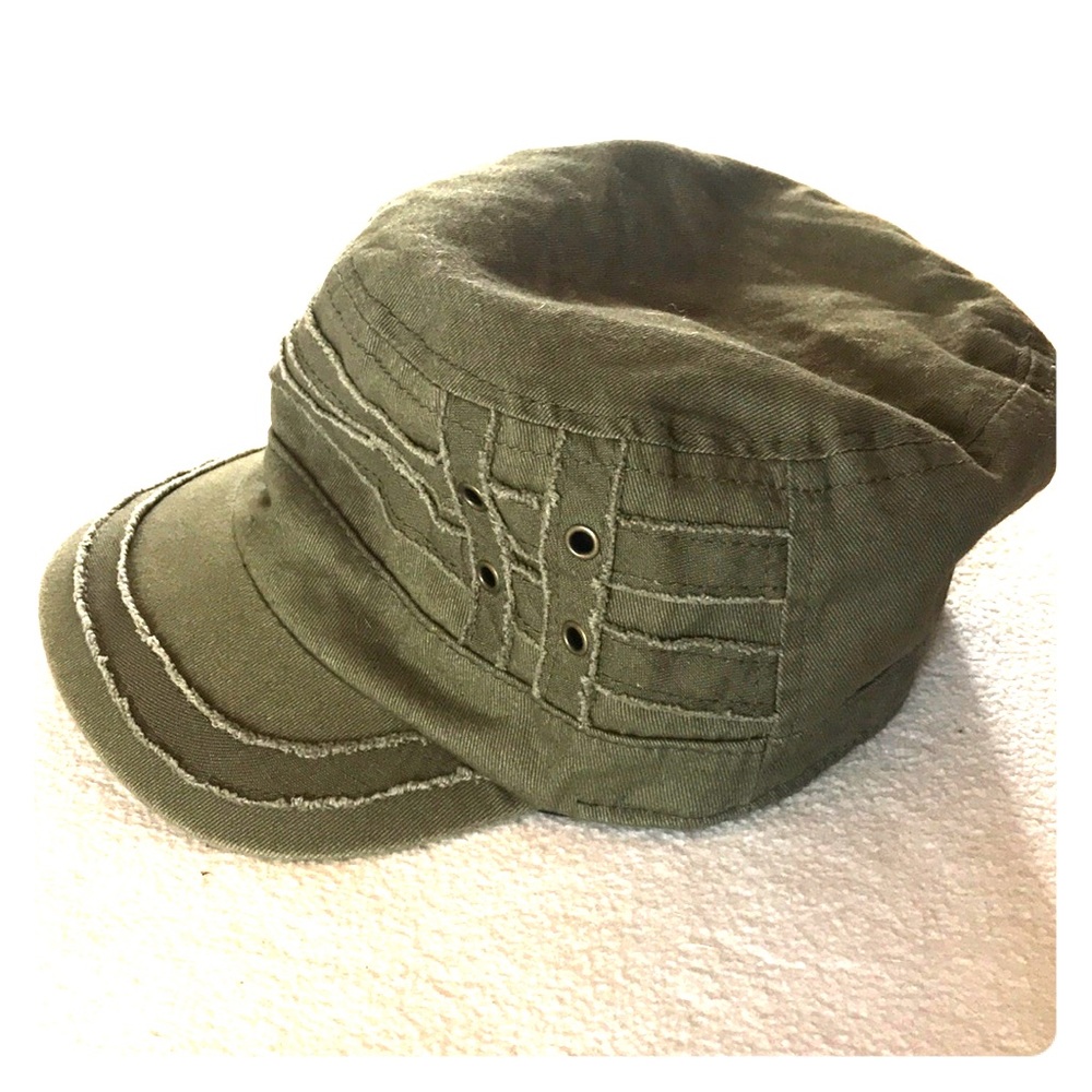 D&Y | Army Green Boho Cadet Military Hat